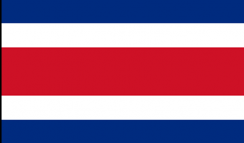 Drapeau de costa rica