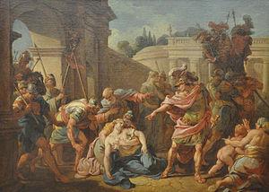 Horace venant de frapper sa soeur lagrenee